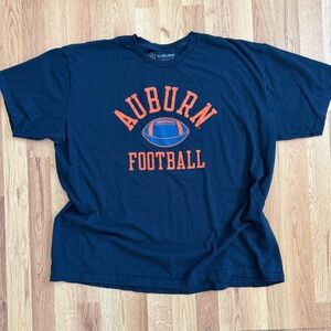 Auburn Football Tigers T-Shirt Navy Blue Graphic Tee | 2XL